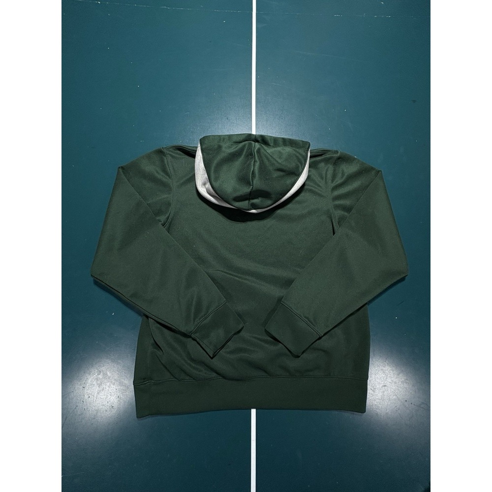 Nike Michigan State Spartans Hoodie Sweatshirt Men's Small Center Swoosh Green - Picture 6 of 9